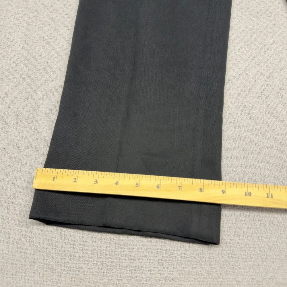Ralph Ralph Lauren Pants Mens 34x32 Black Pleated Cuffed Trousers Formal